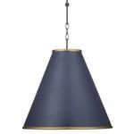 Product Image 3 for Pierrepont Large Blue Pendant from Currey & Company
