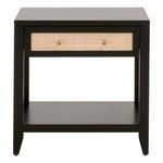 Product Image 1 for Holland Brushed Black Acacia 1-Drawer Side Table from Essentials for Living