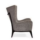 Product Image 4 for Gray Fabric Modern Whats New Wingback Chair from Caracole