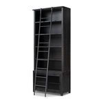 Product Image 1 for Admont Worn Black Veneer Traditional Bookcase with Ladder from Four Hands
