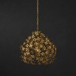 Product Image 4 for Cloverfield Gold Pendant from Currey & Company