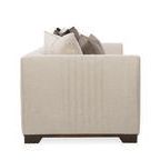 Product Image 4 for Tan Fabric Modern Moderne Sofa from Caracole