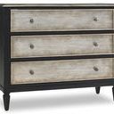 Product Image 5 for Two Tone Aluminum Wrap & Black Three Drawer Chest from Hooker Furniture
