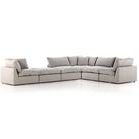 Product Image 7 for Stevie 5 Piece Sectional Sofa with Attached Ottoman from Four Hands
