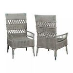 Product Image 1 for Woven Rattan Arm Chairs from Elk Home