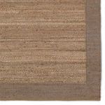 Product Image 4 for Query Handmade Bordered Brown Rug 5' x 8' from Jaipur