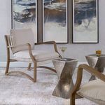 Product Image 9 for Melora Solid Oak Accent Chair from Uttermost