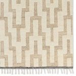 Product Image 4 for Emre Global Hand-Knotted Chevron Cream/ Tan Rug - 6' x 9' from Jaipur
