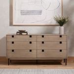 Product Image 15 for Carly Grey Wash 6-Drawer Dresser from Four Hands