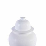 Product Image 3 for Matte White Temple Jar from Legend of Asia