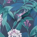 Product Image 1 for Botanical Midnight Wallpaper from Graham & Brown