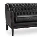 Product Image 2 for Essex Black Leather Loveseat from Regina Andrew Design