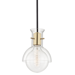 Product Image 1 for Riley 1 Light Pendant With Glass from Mitzi
