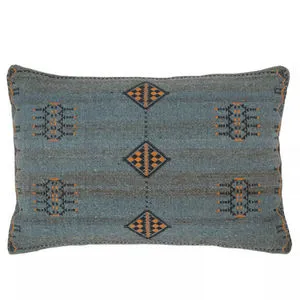 Product Image 1 for Tanant Tribal Dark Blue/ Gold Lumbar Pillow from Jaipur
