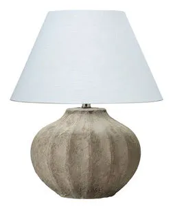 Product Image 1 for Clamshell Table Lamp in Sand Ceramic from Jamie Young