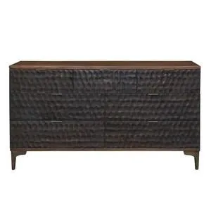 Product Image 2 for Vallarta 60 Inch Two Tone Dark Wood Dresser from World Interiors