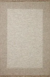 Product Image 1 for Dawn Organic Modern Natural Solid-Bordered Fringe 8'10" x 12'2" Rug from Loloi