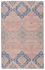 Product Image 1 for Adalee Medallion Pink/ Blue Rug from Jaipur