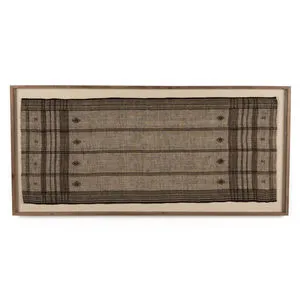 Product Image 1 for Bhujodi Framed Textile Art - Mocha from Four Hands
