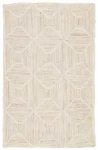 Product Image 1 for Sisal Bow Natural Trellis Ivory/ Beige Rug from Jaipur