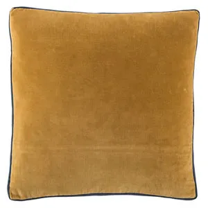 Product Image 1 for Bryn Solid Gold/ Navy Throw Pillow from Jaipur