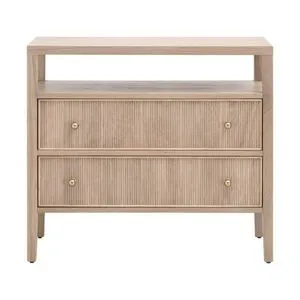Product Image 1 for Highland Open Shelf 2-Drawer Nightstand from Essentials for Living