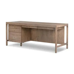 Product Image 1 for Suspension Rustic Grey Veneer Executive Desk from Four Hands