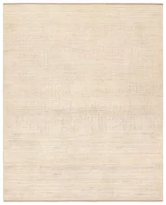 Product Image 1 for Achen Handknotted Solid Cream / Taupe Rug from Jaipur
