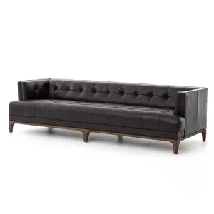 Product Image 2 for Dylan Black Leather Sofa from Four Hands