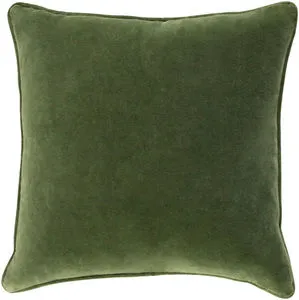 Product Image 2 for Safflower Green Velvet Pillow from Surya