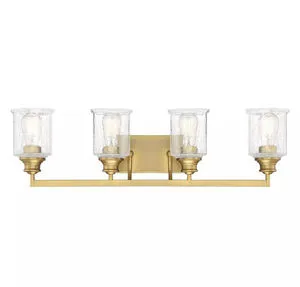 Product Image 2 for Hampton Warm Brass 4 Light Bath from Savoy House