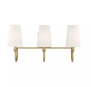 Product Image 2 for Cameron Warm Brass 3 Light Bath from Savoy House