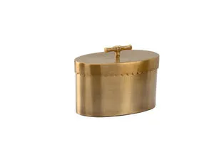 Product Image 1 for Buttercup Brass Box from Wildwood Home