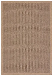 Product Image 1 for Kidal Indoor / Outdoor Solid Brown / Black Rug 4' x 6' from Jaipur