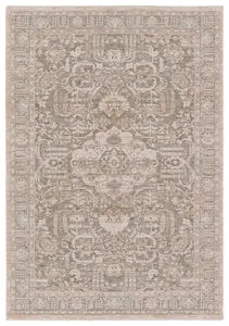 Product Image 1 for Acair Medallion Beige/Gray Rug from Jaipur