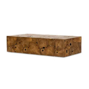 Product Image 1 for Tomlin Brown Teak Outdoor Coffee Table from Four Hands