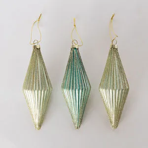 Product Image 9 for Alexis Teal Glass Drop Ornaments, Set of 3 from Sullivans