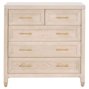 Product Image 1 for Stella 5-Drawer Light Honey Oak High Chest from Essentials for Living