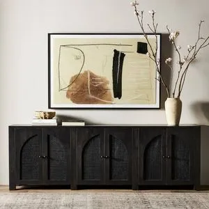 Product Image 31 for Tilda Black Wash Mango Cane 6 Door Sideboard from Four Hands
