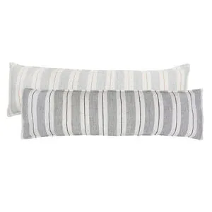 Product Image 1 for Laguna 18" x 60" Decorative Body Pillow with Insert - Grey / Charcoal from Pom Pom at Home