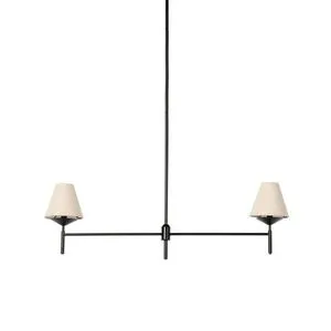 Product Image 11 for Dodie Linear Jet Black Iron Chandelier from Four Hands
