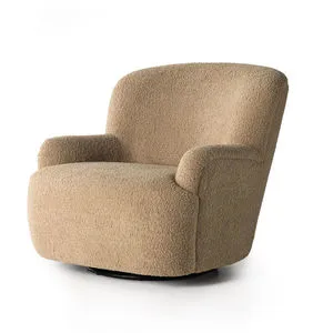 Product Image 7 for Kadon Swivel Chair - Camel from Four Hands