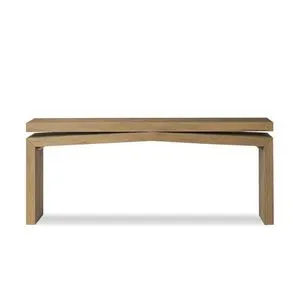 Product Image 1 for Matthes Worn Oak Veneer Console Table from Four Hands