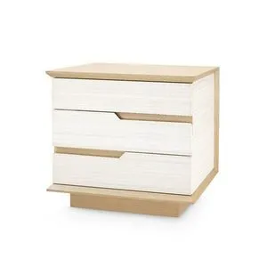 Product Image 1 for Simon Light Natural 3-Drawer Side Table from Villa & House
