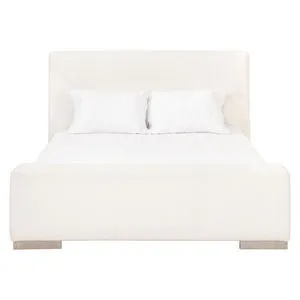 Product Image 1 for Warren Boucle Snow Solid Oak King Bed from Essentials for Living