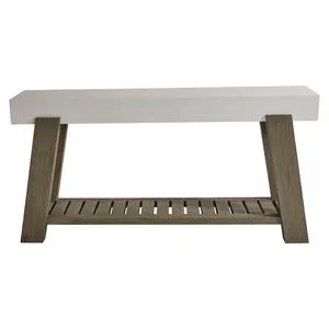 Product Image 6 for Rochelle White-Topped Wooden Outdoor Console Table from Bernhardt Furniture