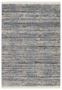Product Image 1 for Duna Modern Striped Blue/ Gray Rug - 3' x 8' from Jaipur