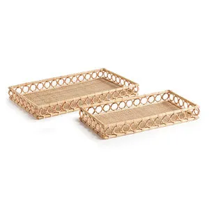 Product Image 1 for Ninette Rectangular Trays, Set Of 2 from Napa Home And Garden