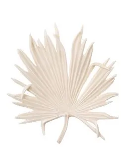 Product Image 1 for Island Leaf Object, Medium In Off White Resin from Jamie Young