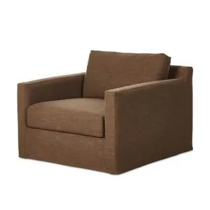 Product Image 1 for Hampton Slipcover Swivel Chair from Four Hands